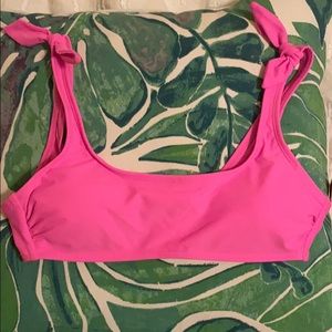 Pink bathing suit top